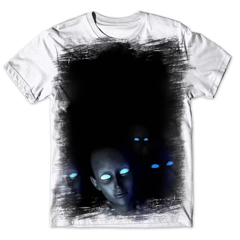 Camisa Camiseta Masculina Alienígena ET Ovni 9