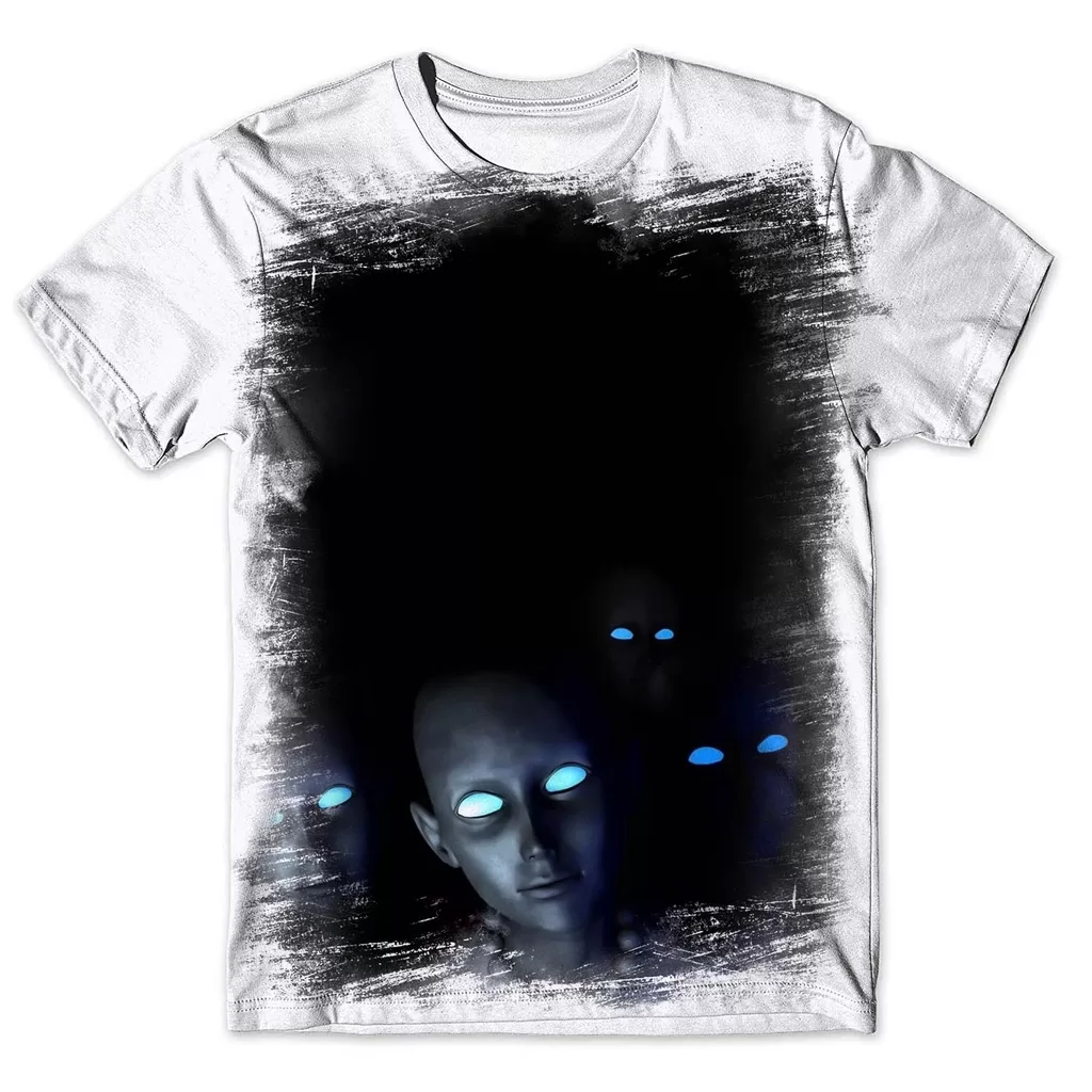 Camisa Camiseta Masculina Alienígena ET Ovni 9