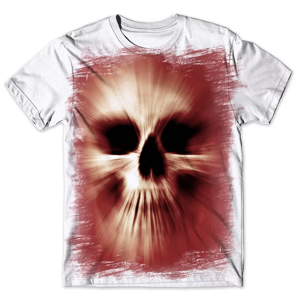 Camisa Camiseta Masculina 3d Caveira 44