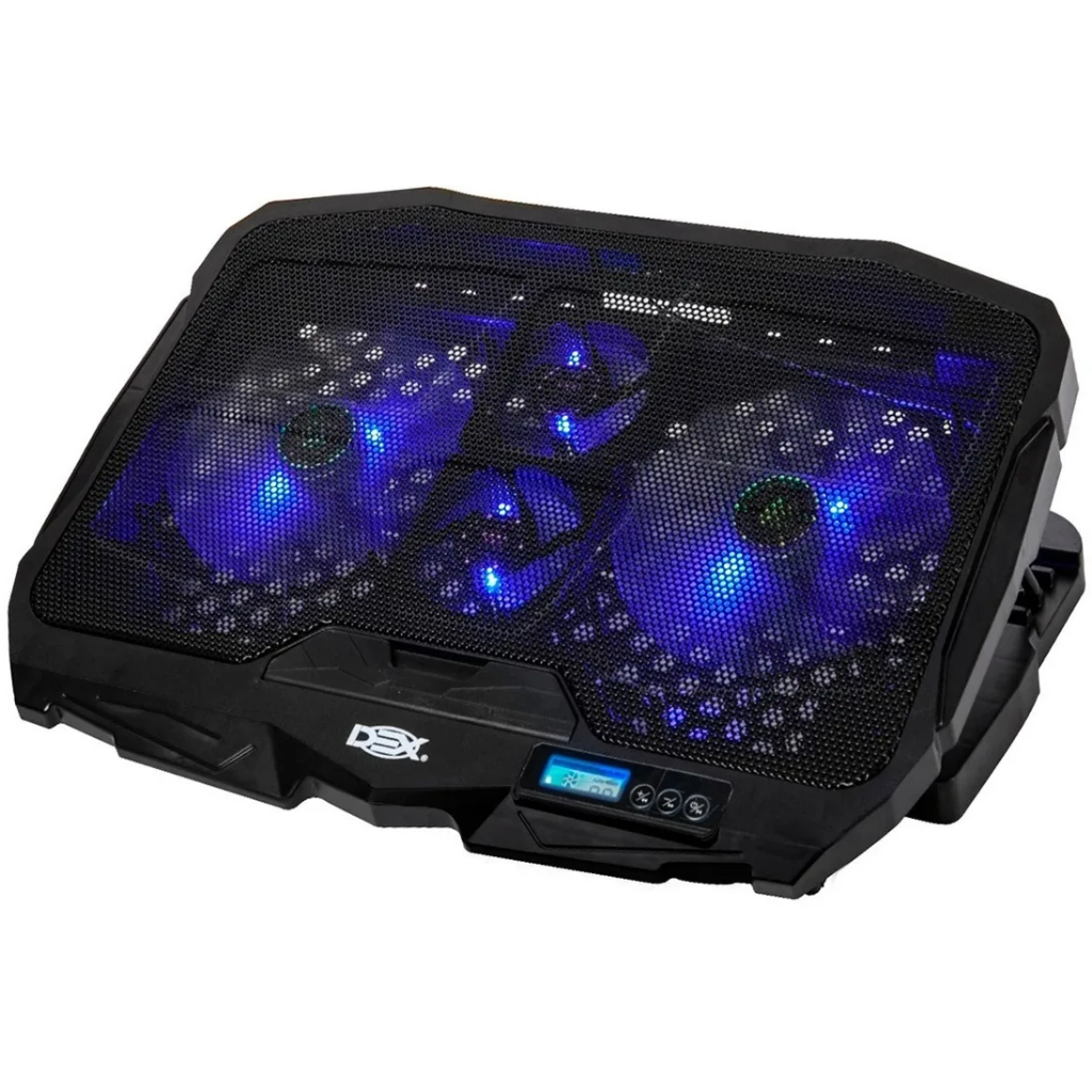 Base Suporte Notebook Até 17,3 Com 4 Cooler Led USB Dex Dx-006