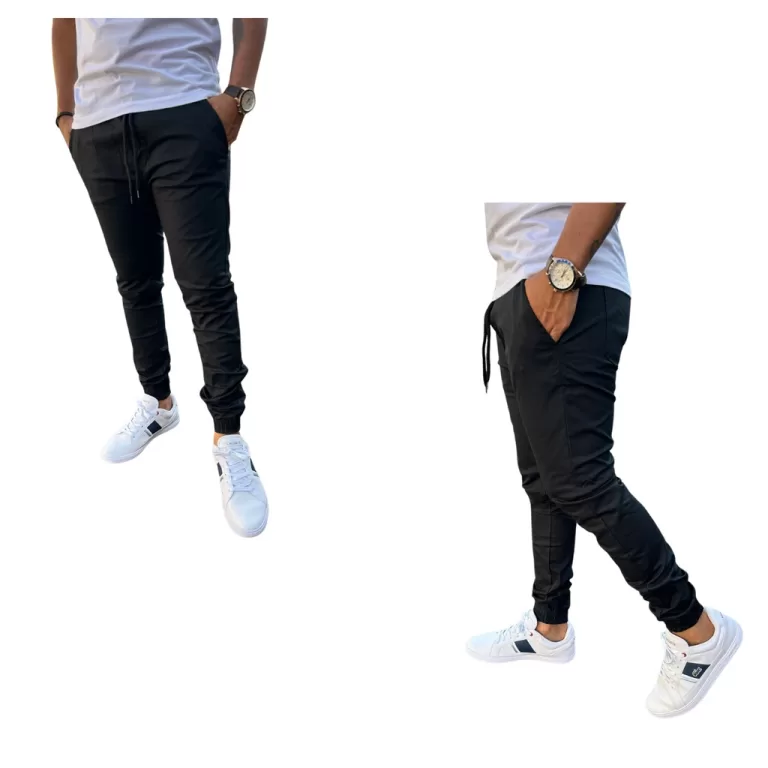 Calça Masculina Jogger Jeans e Sarja c/ lycra Var