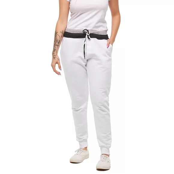 Calça Feminina De Moletom Skinny Saruel Sport M13