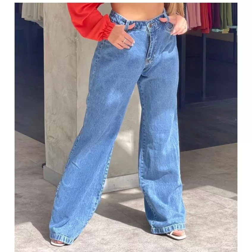 Calça Clara Feminina Mom Novidade