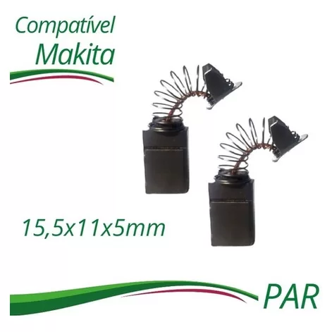 Escova De Carvão Serra Mármore Makita 4100nh3 &#