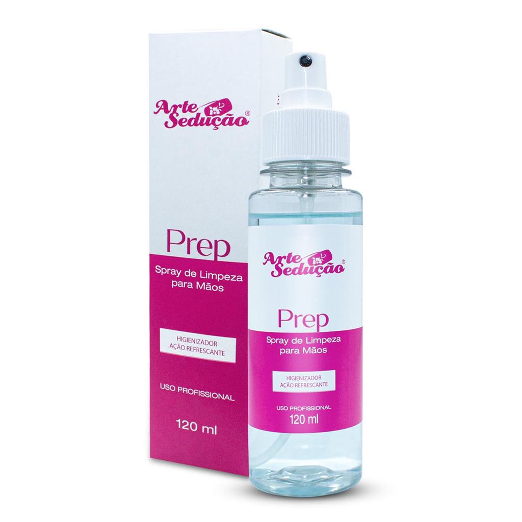 Prep Spray de Limpeza para Mãos 120ml, Arte Sedução