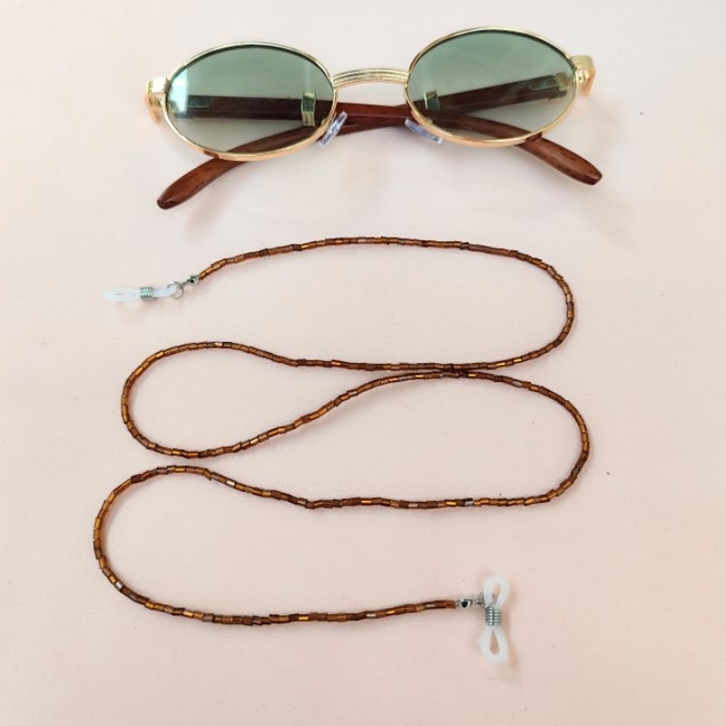 Cordinha Cordão Corrente para Óculos Miçangas Brilhantes, Salva Oculos Sunshine, Glasses Chain
