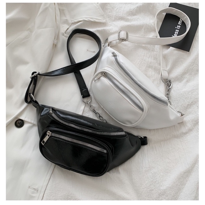 pochete feminina couro sintético correte novo modelo 2022