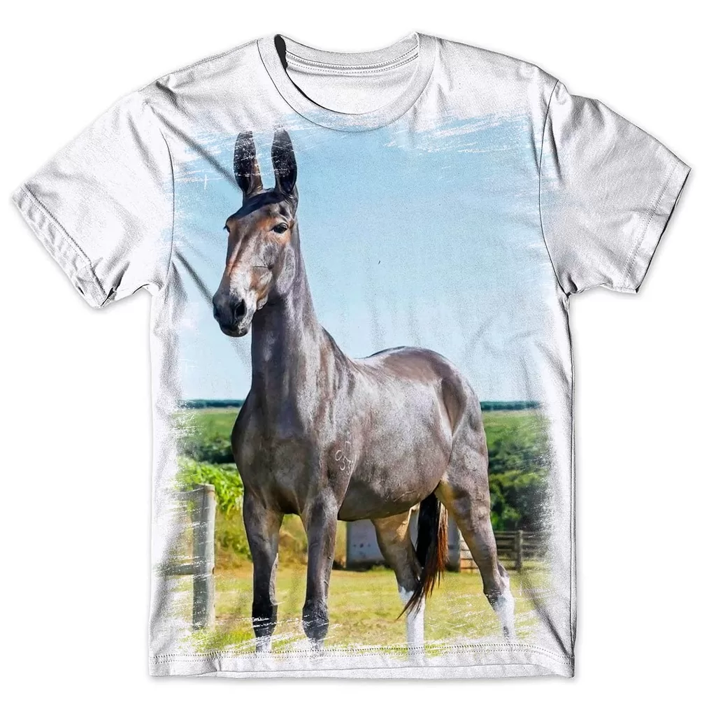 Camisa Camiseta Masculina Cavalo 72