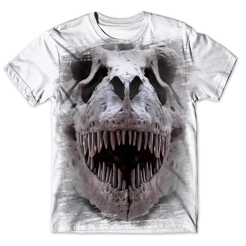 Camisa Camiseta Masculina 3D Caveira 15