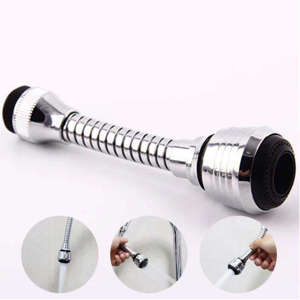 Extensor de torneira cabo flexível movimento 360. – Ke Home