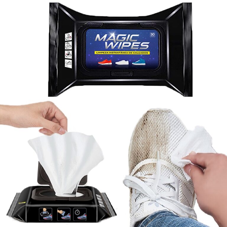 Limpa Tênis Sapato Bolsa Instantaneo Magic Wipes 