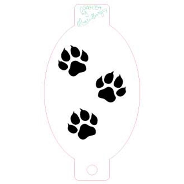 Stencil  Patinhas