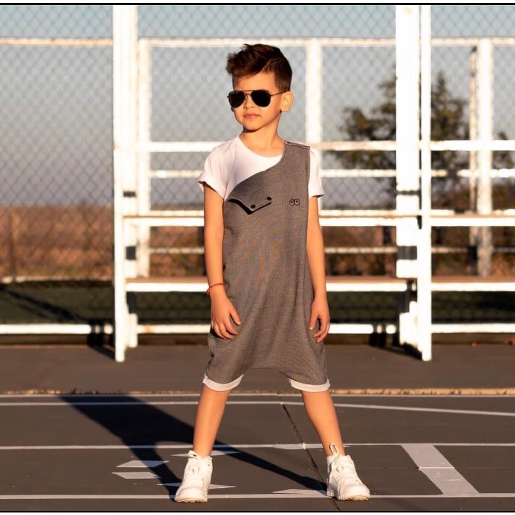 MACACÃO MASCULINO INFANTIL VERÃO