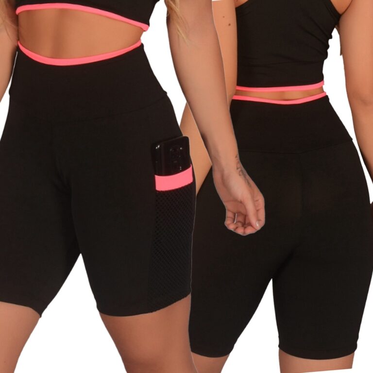 Promoção Short Feminino Fitness Academia com Bol
