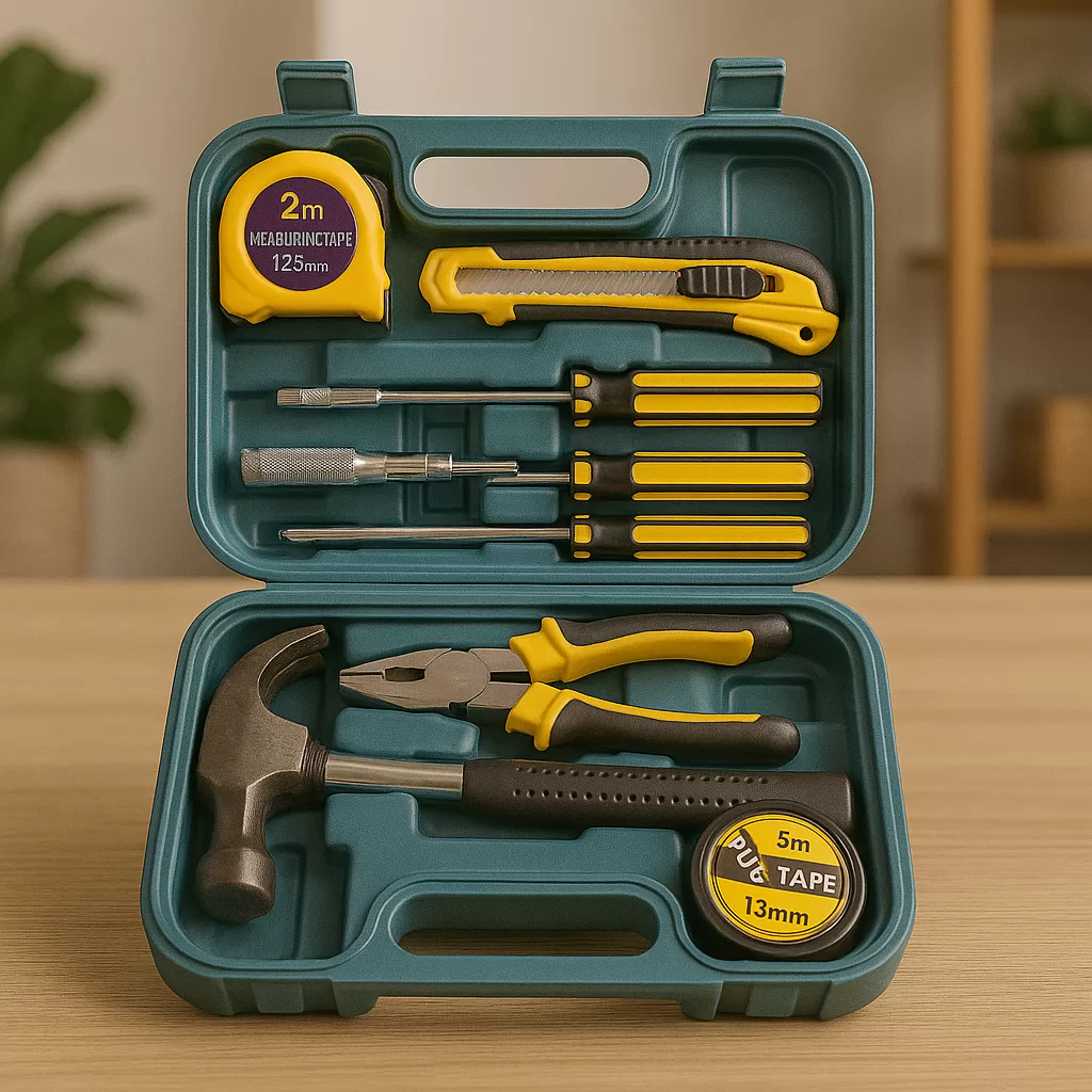 Maleta Jogo de Ferramentas Multiuso 8 peças Uso Gerais