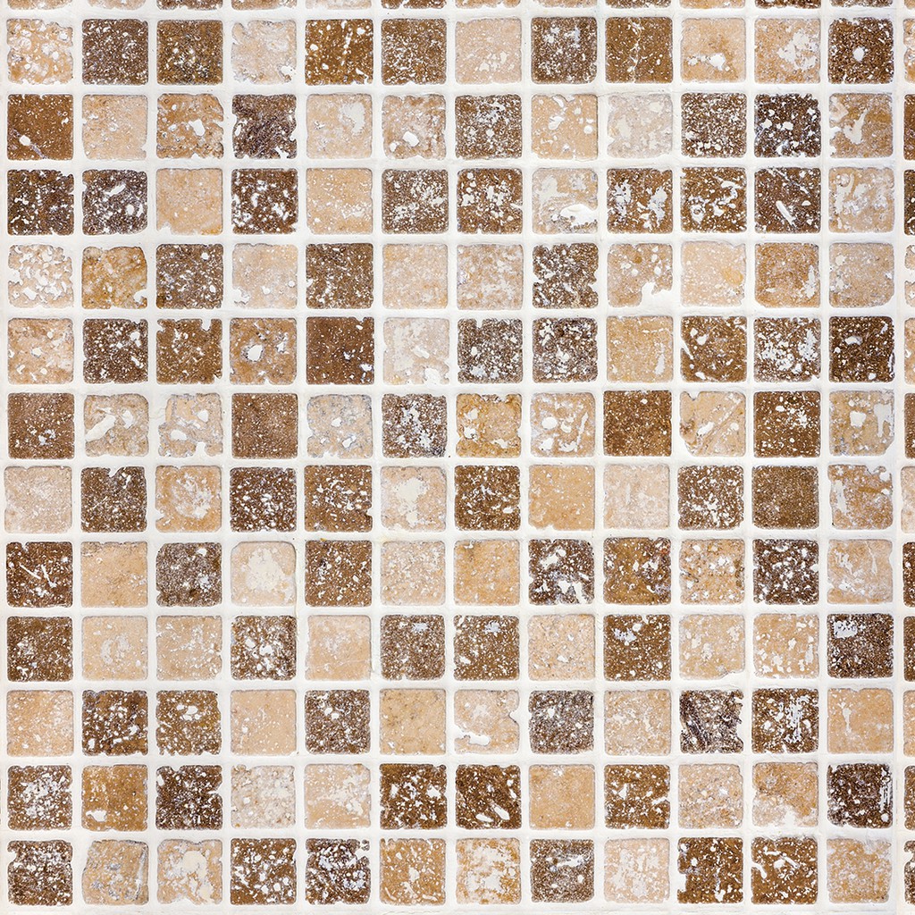 Pastilhas auto colante lavável caramelizada