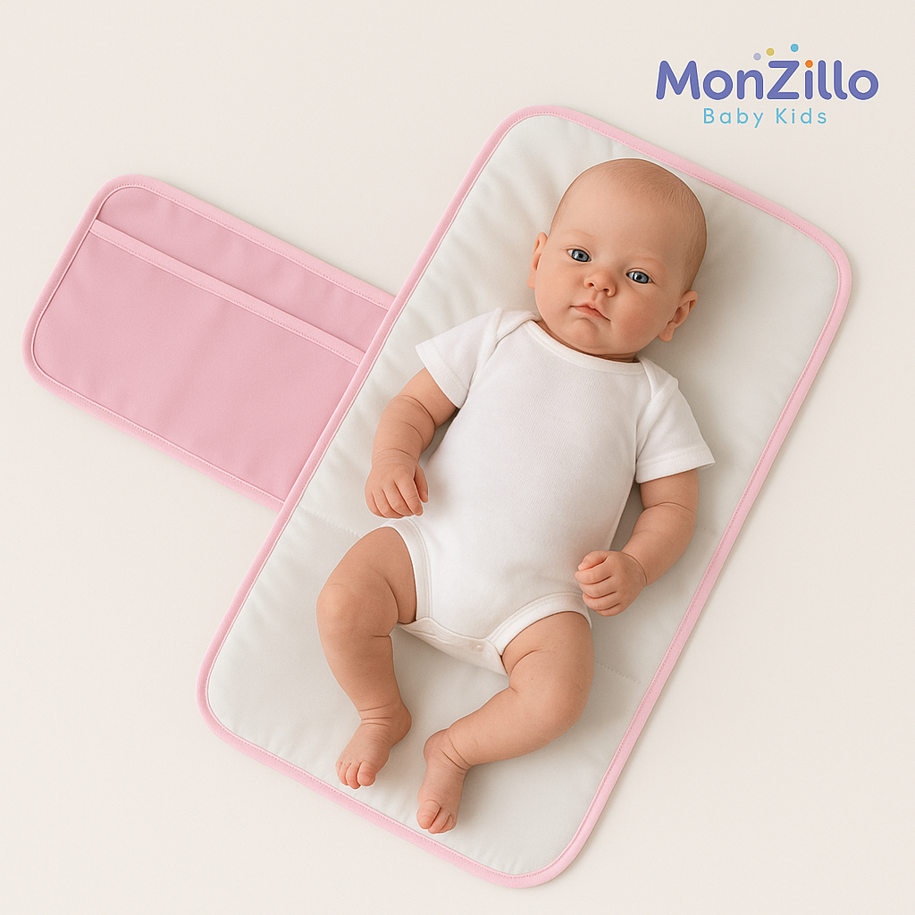 Trocador Portátil Acolchoado Trocador Bebê Impermeável
