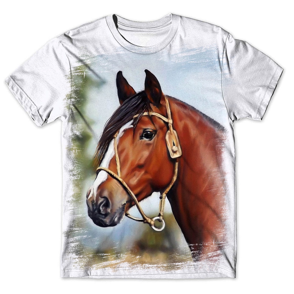 Camisa Camiseta Masculina Cavalo 30