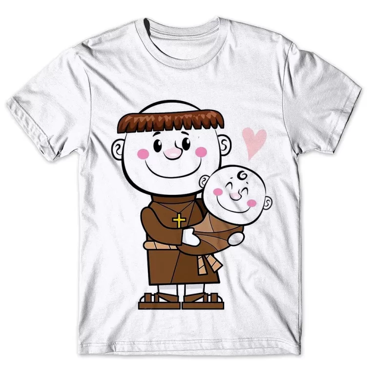 Camisa Camiseta Masculina Católica Santo Antonio 