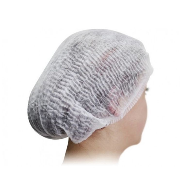 Kit 2 Pacotes Touca Descartável TNT Branca Anvisa (100 unidades Cada)