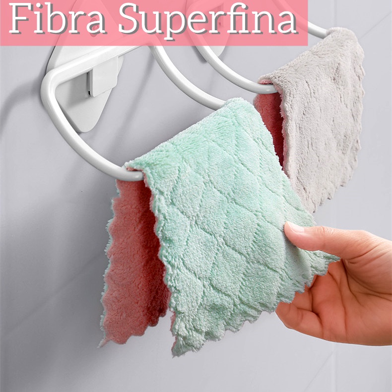 Pano De Limpeza 25x15CM, Pano Super Absorvente Microfibra Para  Limpar De Cozinha