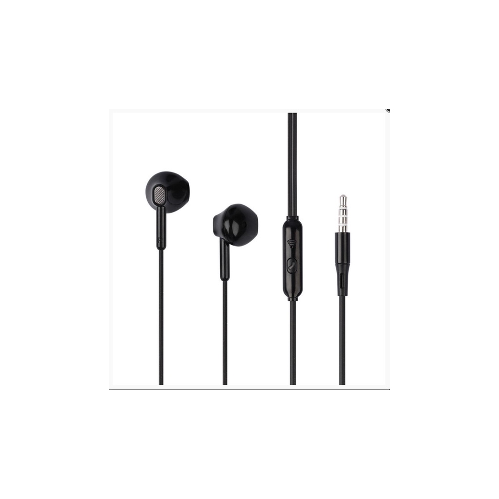 Fone De Ouvido Com Microfone Semi-Auricular Preto – VQ-H26