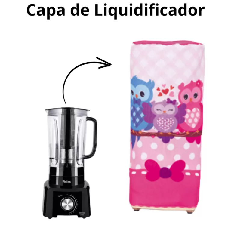 Capa Para Liquidificador Protetora De Eletrodomés