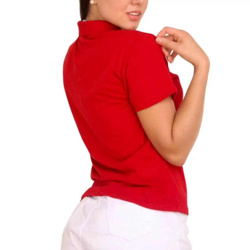 Promoção Blusinhas Polo  Lançamento Varias Cores Modelo Blogueira