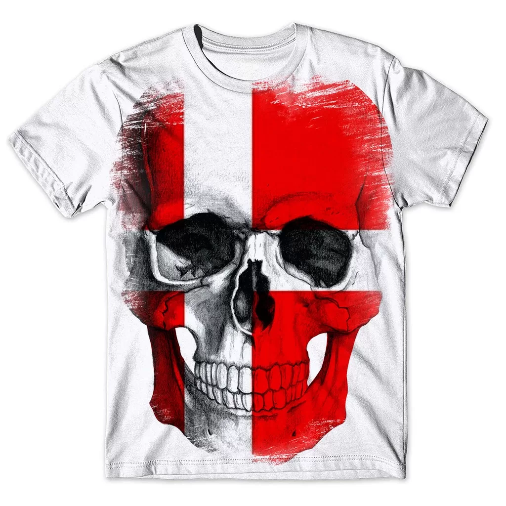 Camisa Camiseta Masculina Caveira Dinamarca 2