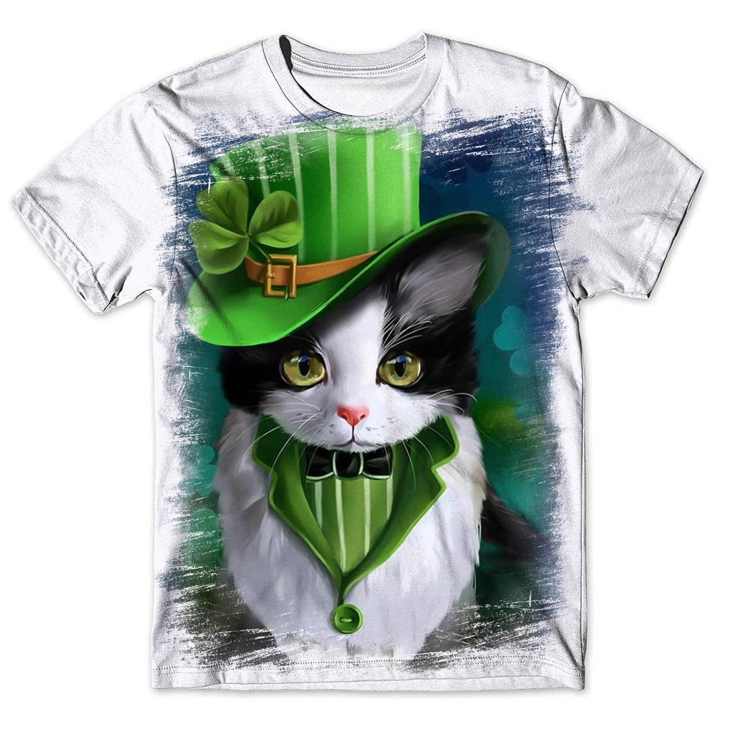 Camisa Camiseta Masculina Gato 5