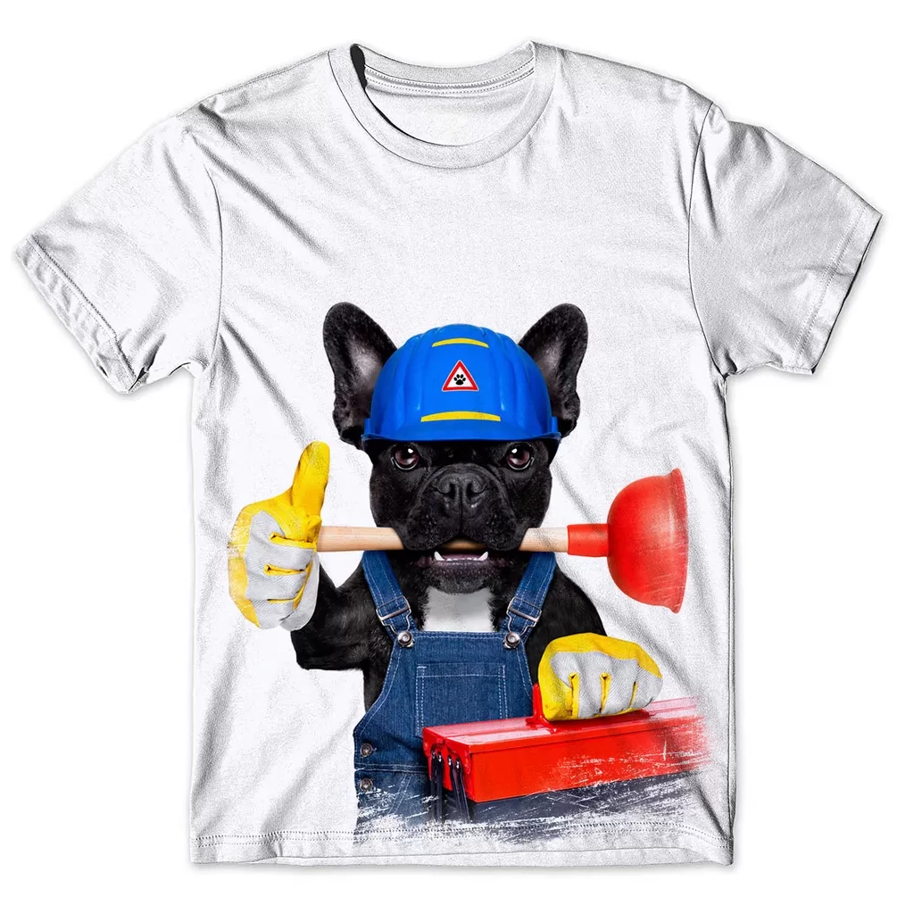 Camisa Camiseta Masculina Cachorro Bulldog 2