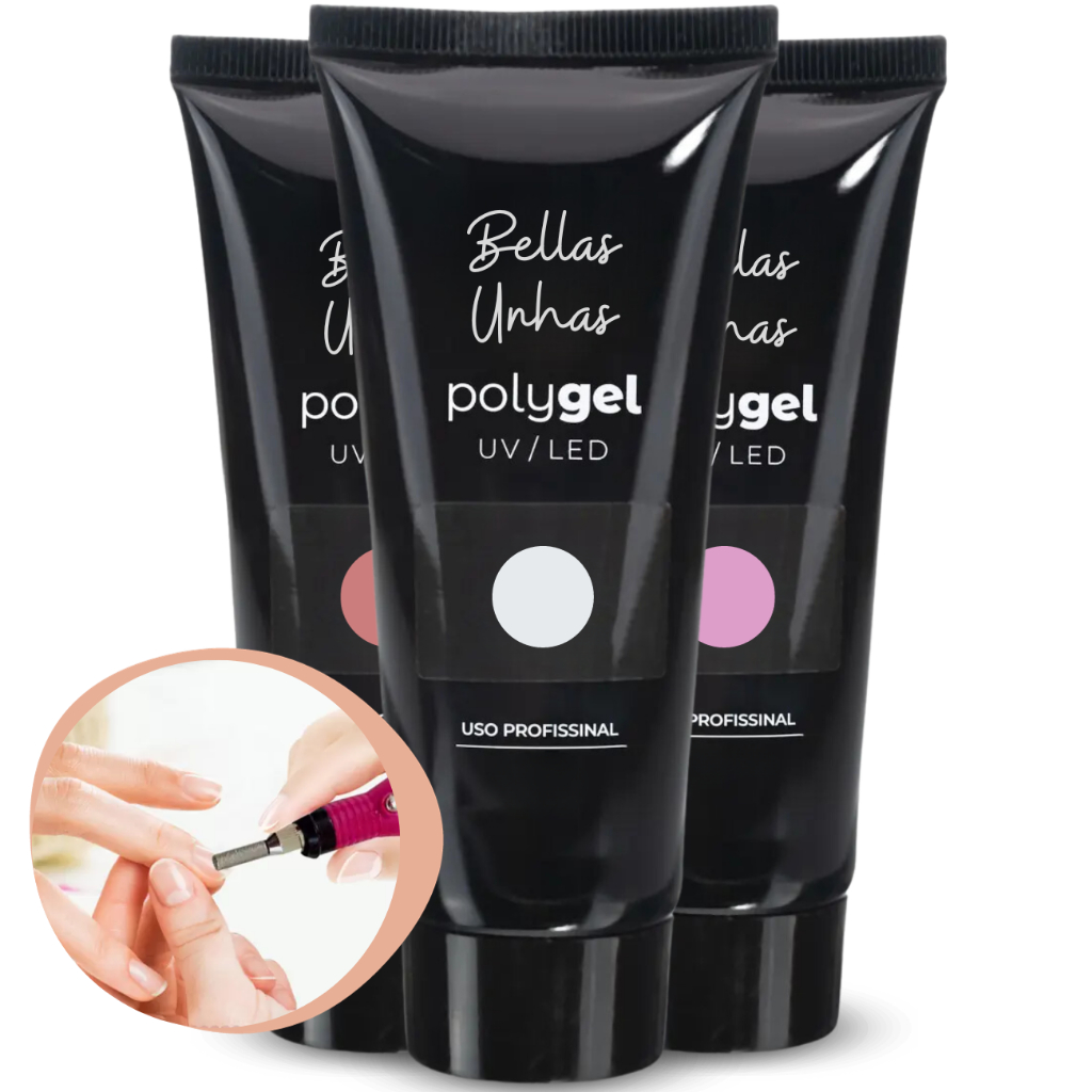 Polygel Profissional 15g e 30g Poligel Para Unhas Alongamento | Envio Imediato
