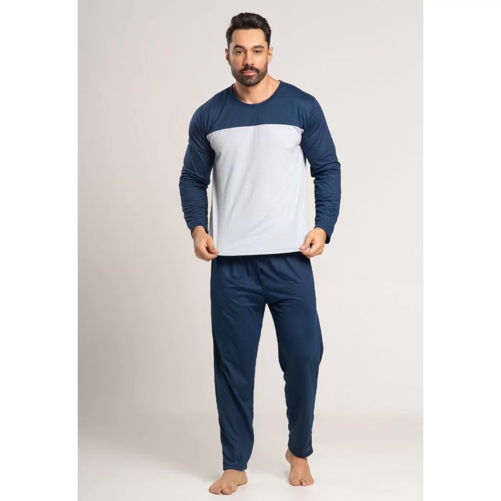 Promoção Pijama Masculino Longo Inverno  Calça Comprida  Blusa Manga Longa Frio