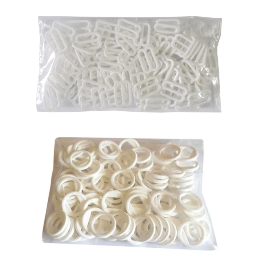 Regulador 09 Mm E Argolas 08 Mm Para Sutiãs Calcinhas 200 Unidades