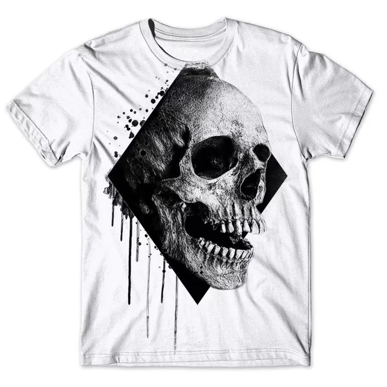 Camisa Camiseta Masculina Caveira