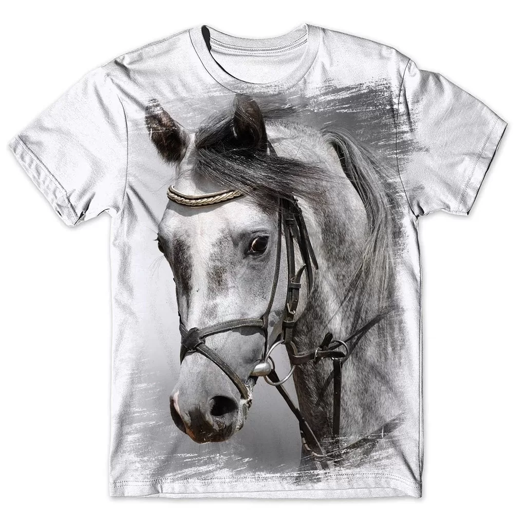 Camisa Camiseta Masculina Cavalo 92
