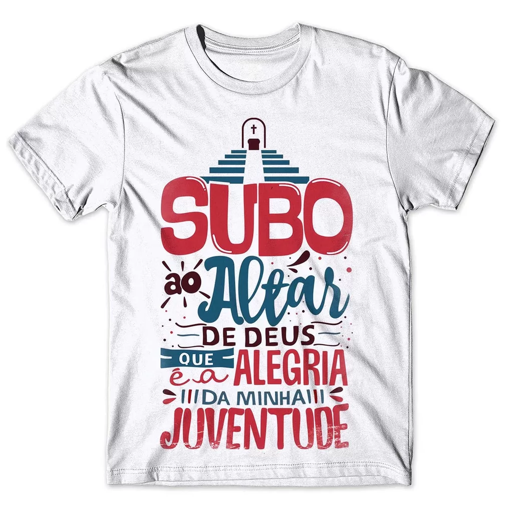 Camisa Camiseta Masculina Católica Crisma Mensagem Religioso