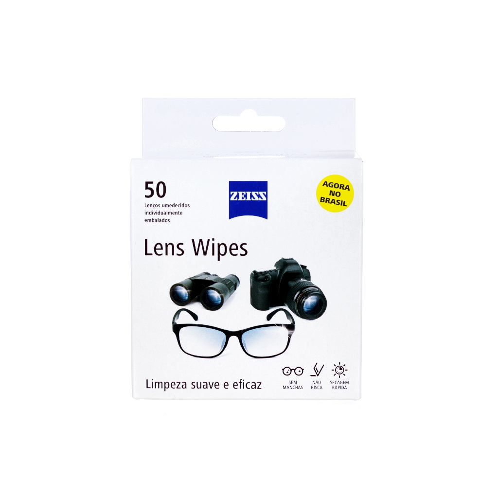 Lens Wipes Zeiss Leve 50 Pague 40 Unidades