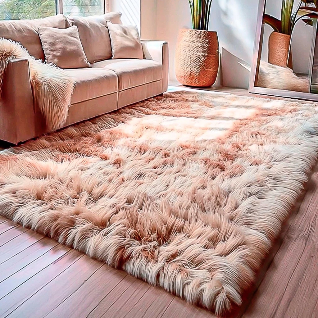 Tapete de Sala 2,00 x 1,50 Para Quarto Peludo