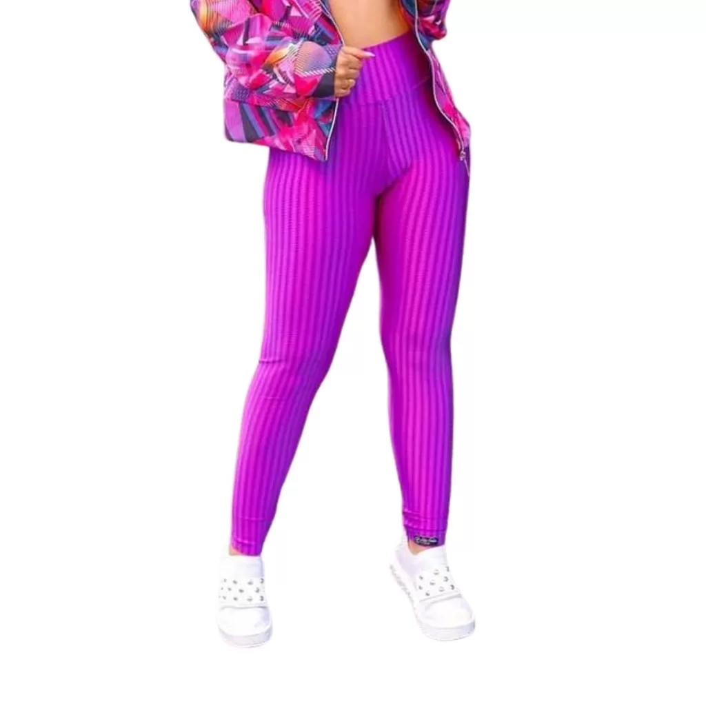 Calca Feminina Academia Cross Fit Leg 3d Cirre Rosa Pink