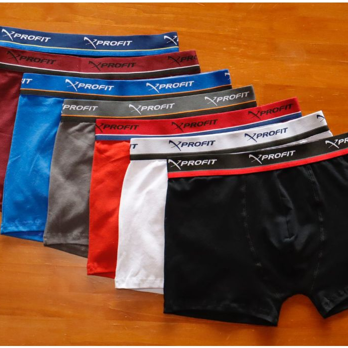Kit 5 Cuecas Boxer ALGODÃO Adulto Masculina Box