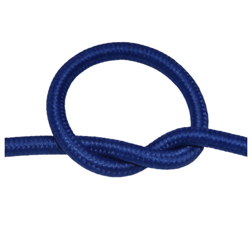 cabo tecido azul , kit com 5 metros