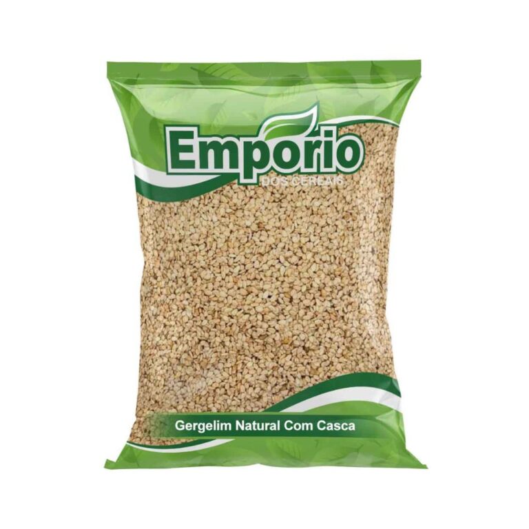 Gergelim Natural Com Casca 1Kg