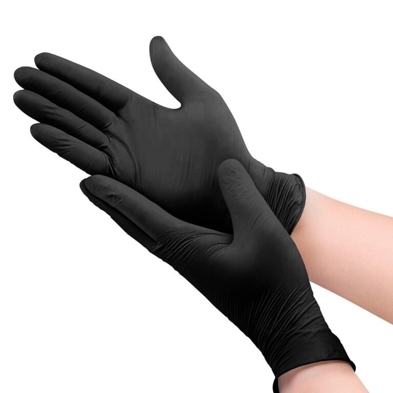 LUVAS PROFISSIONAIS G 10 UNIDADES EM LÁTEX BLACK 