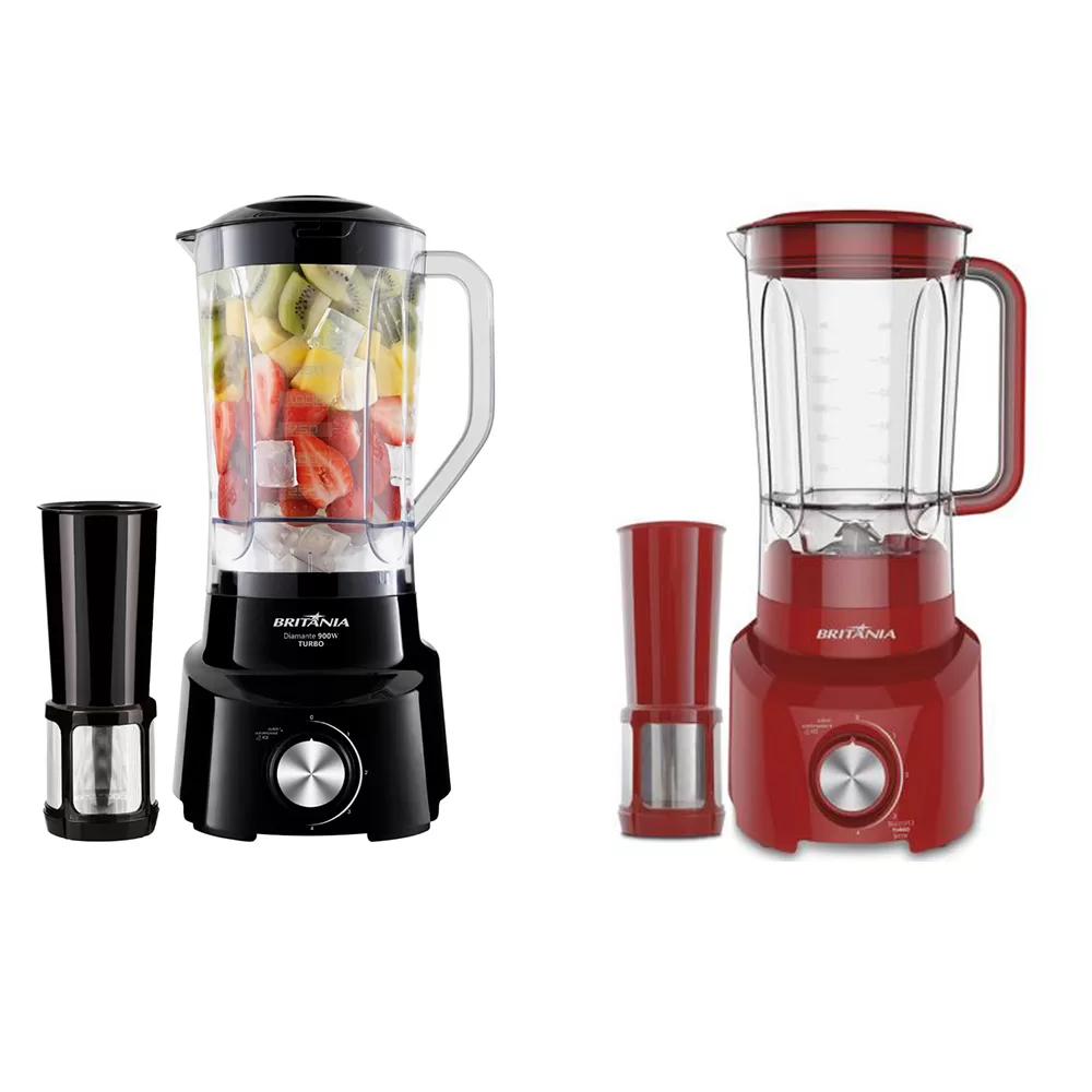 Liquidificador Britânia Diamante 800 -4 Velocidades com Filtro 900W