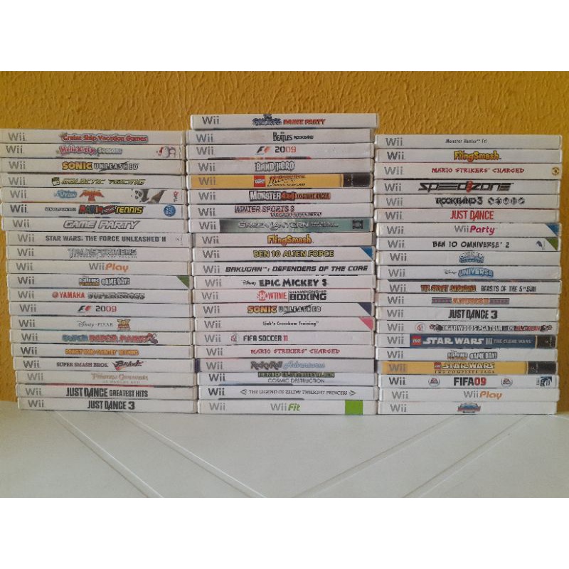 jogos nintendo wii originais