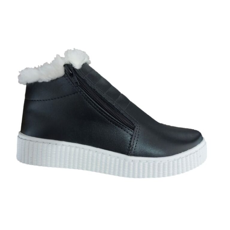 Tenis Botinha Feminino Bota Inverno Forrada Pelos 