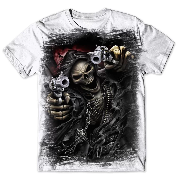 Camisa Camiseta Masculina Caveira 30