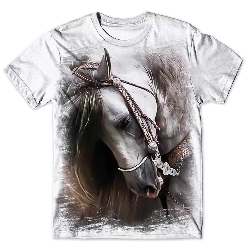 Camisa Camiseta Masculina Cavalo 4