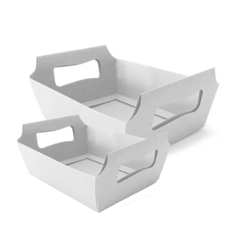 Cesta de Papel Cartão Branco  ASSK – Kafe E